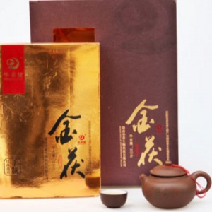 2000g χρυσό fuzhuan hunan anhua μαύρο τσάι τσάι φροντίδας υγείας