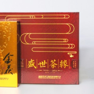 G ορίζει 1000g χρυσό fuzhuan 750g HCQL τσάι μαύρο τσάι φροντίδας υγείας hunan hahan τσάι